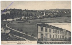 Karlstein an der Thaya, Ortsansicht, Fachschule für Uhrenindustrie