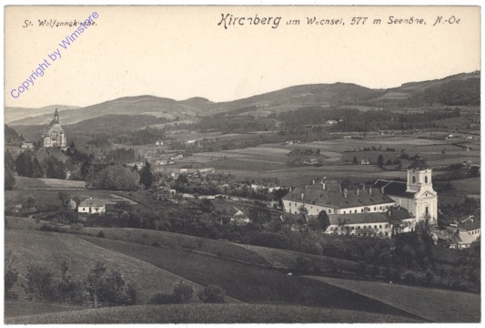 Kirchberg am Wechsel, Ortsansicht, St. Wolfgangkirche