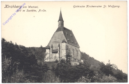 Kirchberg am Wechsel, Gothische Kirchenruine St. Wolfgang
