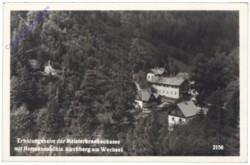 Kirchberg am Wechsel, Erholungsheim der Meisterkrankenkasse mit Hermannshöhle
