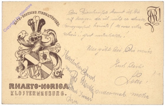 Klosterneuburg, kath.-deutsche Studentenverb. Rhaeto-norica