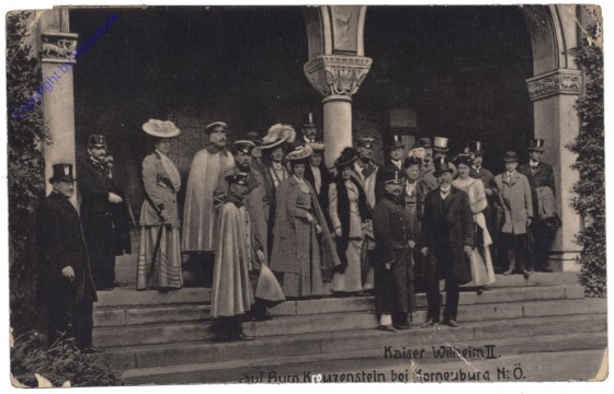 Korneuburg, Kaiser Wilhelm II auf Burg Kreuzenstein