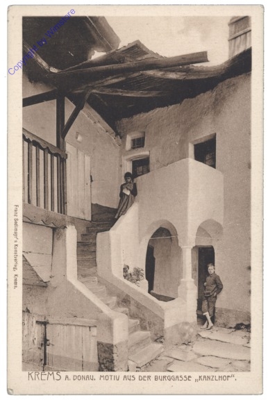 Krems, Motiv aus der Burggasse "Kanzlhof"