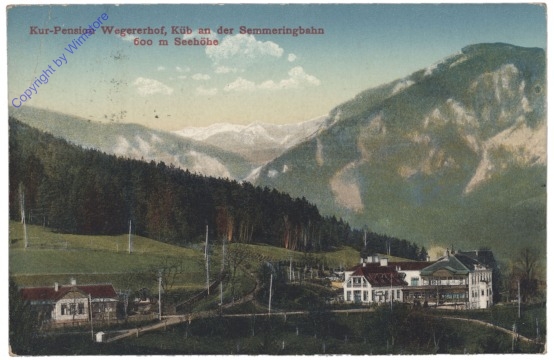 Küb am Semmering, Kur-Pension Wegererhof