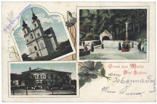 Maria Dreieichen, Gruss aus Maria Drei Eichen