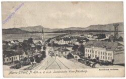 Maria Ellend, Landesbahn Wien-Pressburg