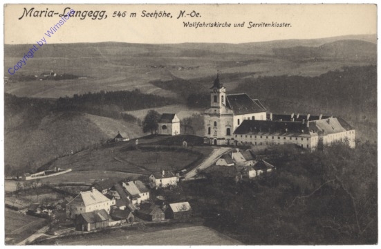 Maria Langegg, Wallfahrtskirche und Servitenkloster