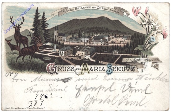 Maria Schutz am Semmering, Gruss aus