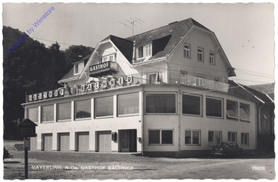 Mayerling, GAsthof Bachner