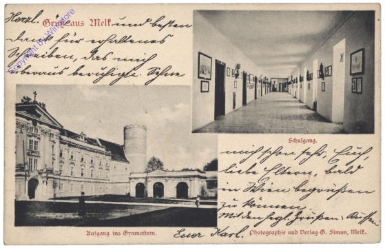 Melk, Gruss aus