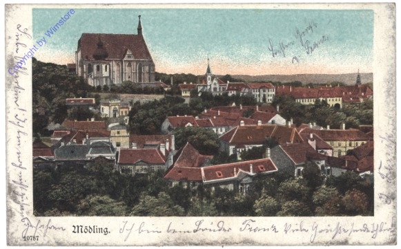 ak131963 Mödling, Ortsansicht