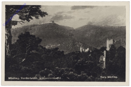 Mödling, Husarentempel, Voderbrühl, Burg Mödling