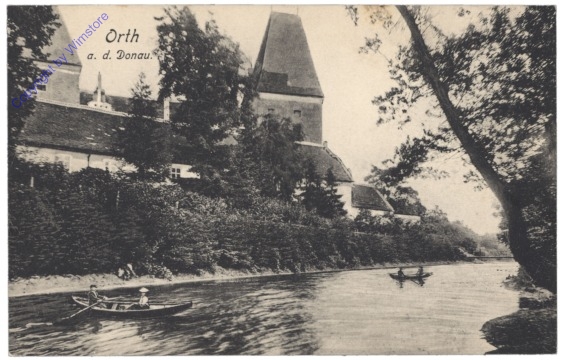 ak132082 Orth an der Donau, Ortsansicht