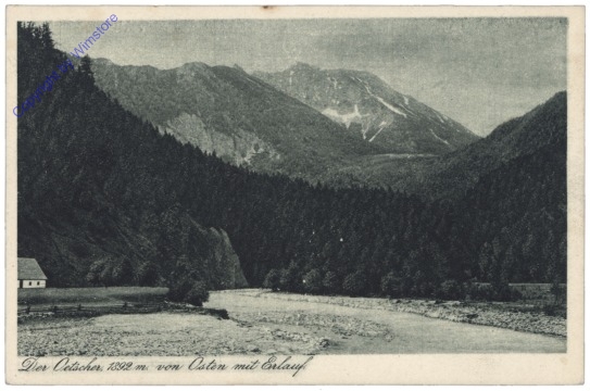 ak132108 Ötscher, von Osten mit Erlauf