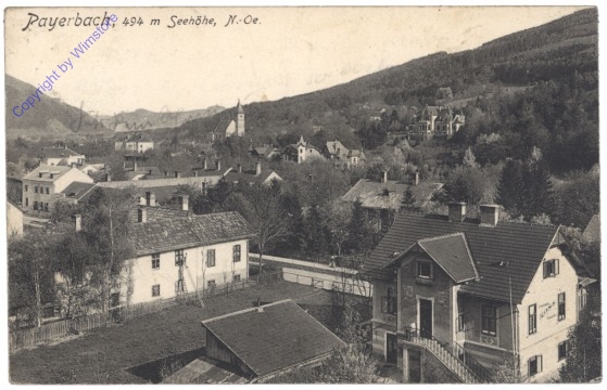 ak132128 Payerbach, Ortsansicht