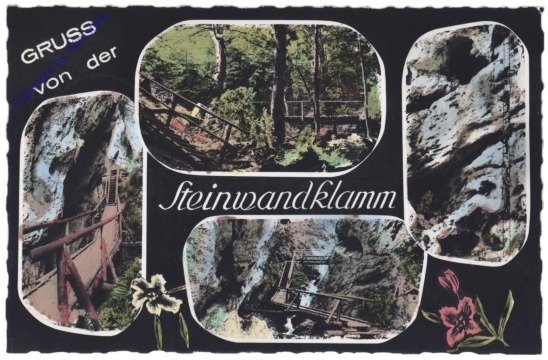 Pernitz, Gruss von der Steinwandlklamm