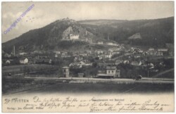 Pitten, Hauptansicht mit Bahnhof