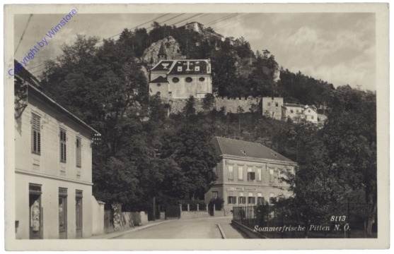 ak132222 Pitten, Ortsansicht