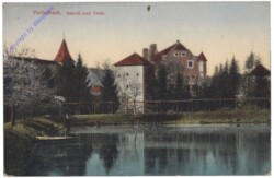 Pottschach, Schloss und Teich