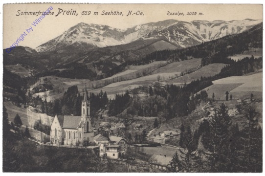 Prein an der Rax, Ortsansicht