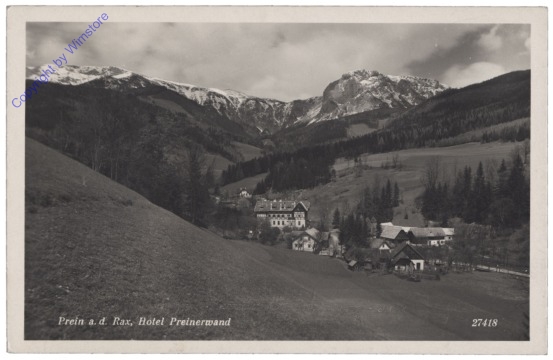 Prein an der Rax, Hotel Preinerwand