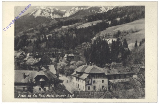 Prein an der Rax, Hotel unterer Eggl
