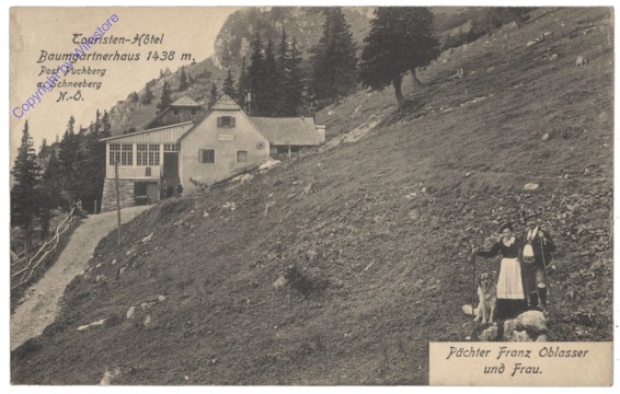 Puchberg am Schneeberg, Touristen-Hotel Baumgartnerhaus