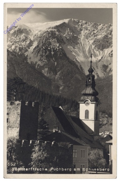 ak132304 Puchberg am Schneeberg, Ortsansicht