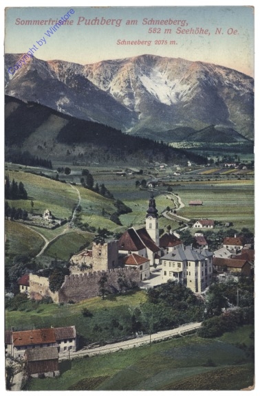 ak132306 Puchberg am Schneeberg, Ortsansicht