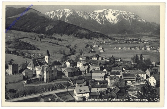 ak132321 Puchberg am Schneeberg, Ortsansicht
