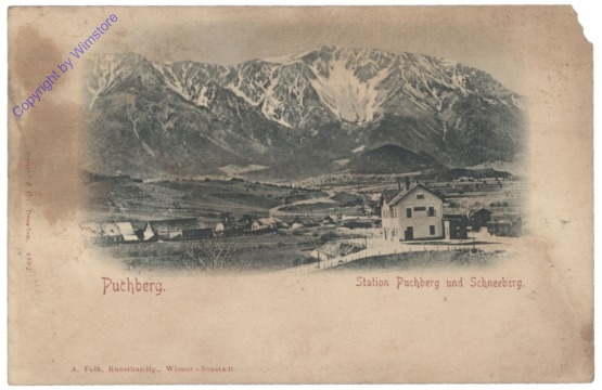 ak132334 Puchberg am Schneeberg, Station Puchberg und Schneeberg