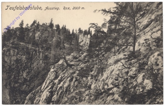ak132431 Rax, Teufelsbadstube, Ausstieg