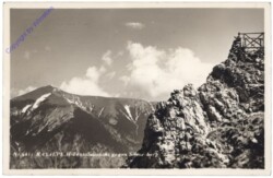 ak132460 Rax, Höllentalaussicht gegen Schneeberg