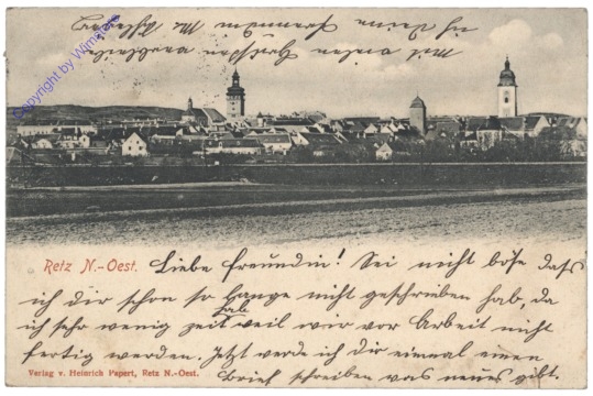 ak132520 Retz, Ortsansicht