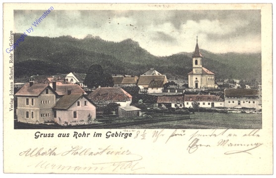 ak132535 Rohr im Gebirge, Gruss aus