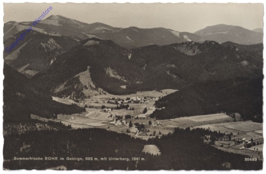 ak132537 Rohr im Gebirge, mit Unterberg