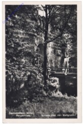 Seebenstein, Bergschloss, Brücke über den Wallgraben