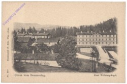 Semmering, Gruss vom, Hotel Wolfsberg-Kogel