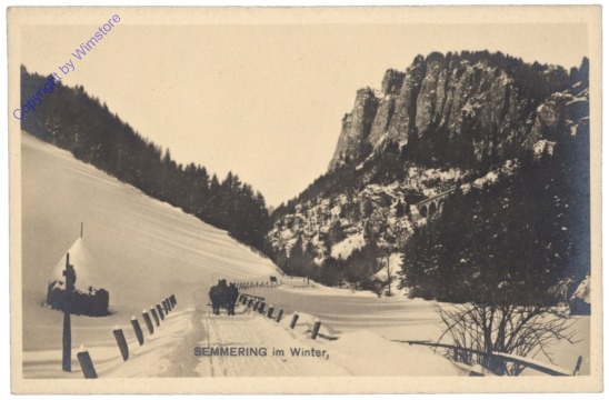 Semmering, im Winter