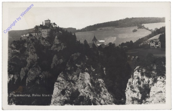 Semmering, Ruine Klamm