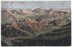 Semmering, Gebiet aus der Vogelschau