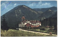 Semmering, Hotel Erzherzog Johann gegen den Sonnwendstein