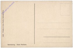 Semmering, Hotel Panhans