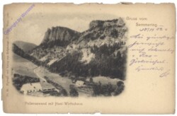 Semmering, Polleruswand mit Hanl-Wirthshaus