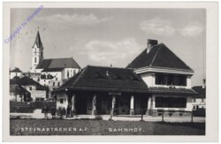 Steinakirchen am Forst, Bahnhof