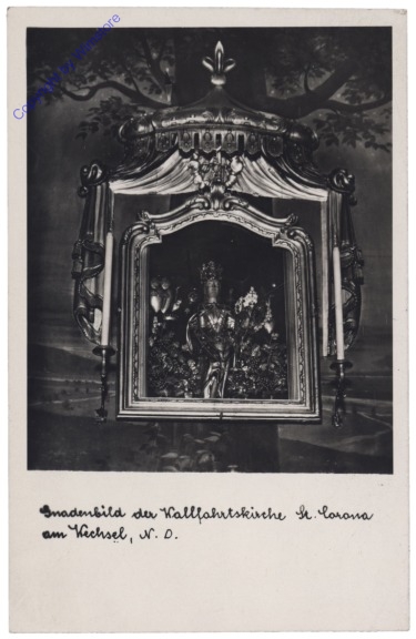 St. Corona, Gnadenbild der Wallfahrtskirche