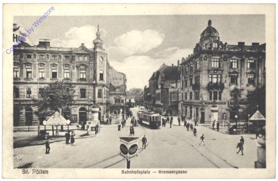 St. Pölten, Bahnhofsplatz - Kremsergasse