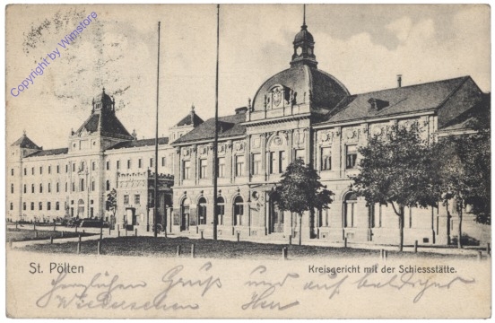 St. Pölten, Kreisgericht mit der Schiessstätte