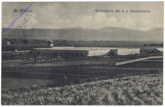 St. Pölten, Werkstätten der k.k. Staatsbahnen