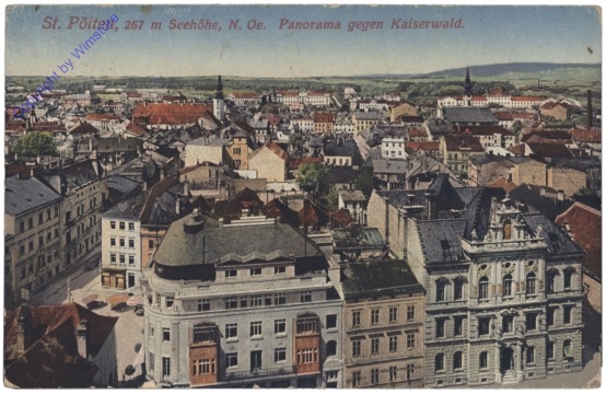 St. Pölten, Panorama gegen Kaiserwald